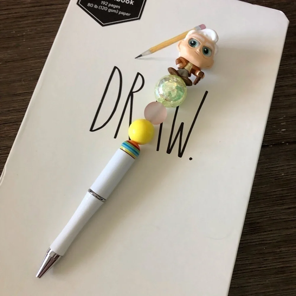Disney Doorables: UP: Charles Muntz handmade beaded pen